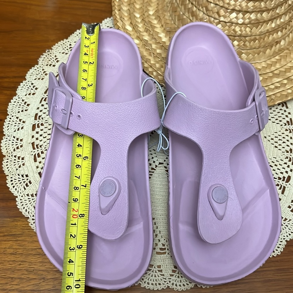 MINISO Life Purple Slide Sandals - Picture 2 of 10